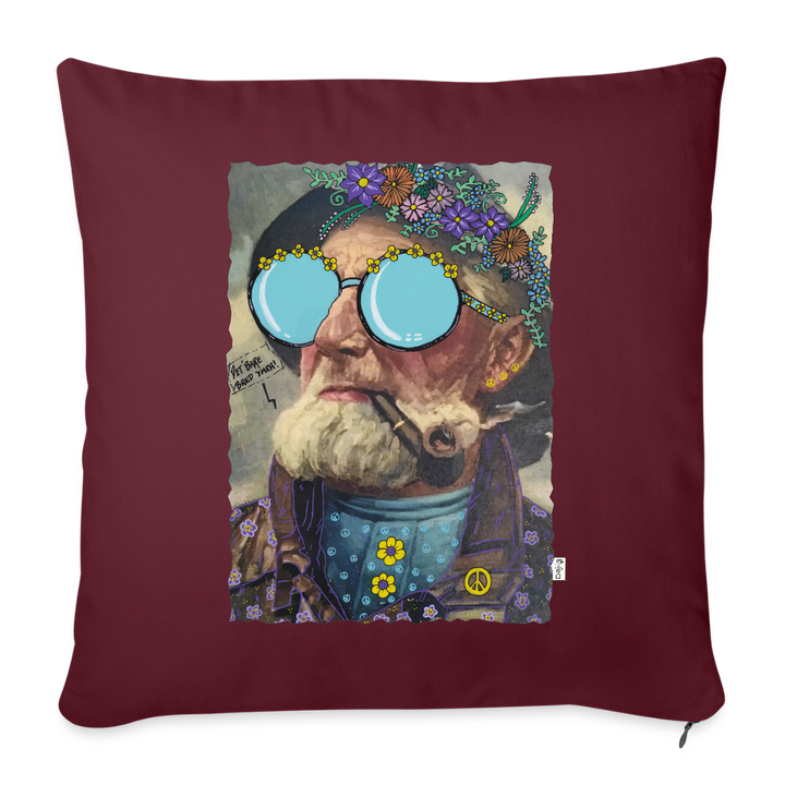 Hippie Hans - Sofapude betræk - burgunder-rød