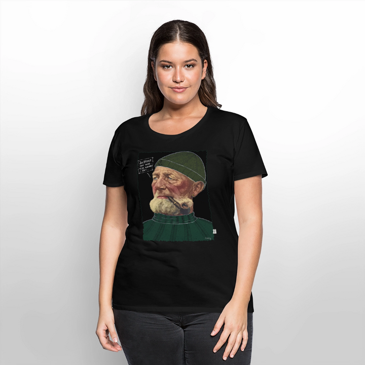 Anker Bådsmand - Premium Dame T-shirt - sort