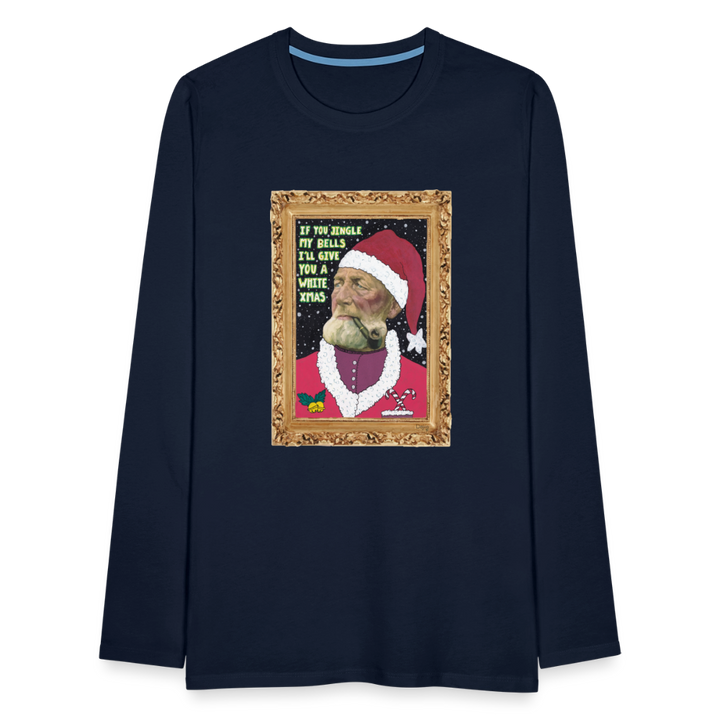 Klaus Santa - Herre Langærmet Trøje - marineblå