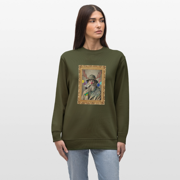 Rudolf Hjort - Kraftig Unisex Sweatshirt - khaki