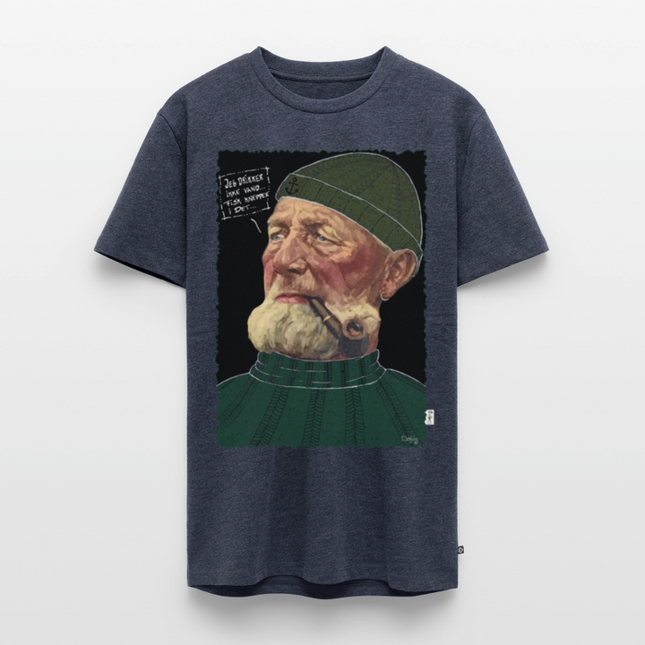 Anker Bådsmand - Premium Herre T-shirt - jeansblå 