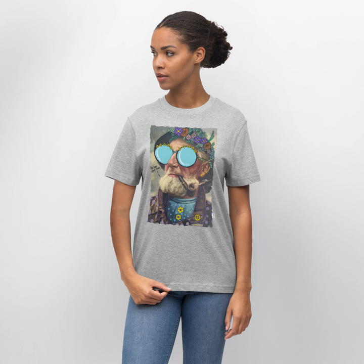 Hippie Hans - Unisex T-shirt - grå meleret