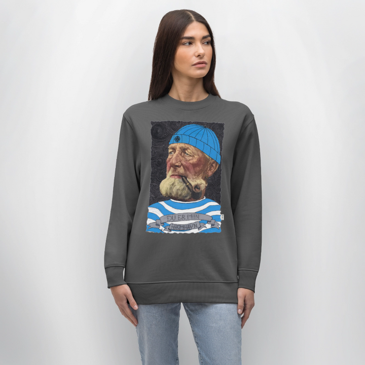 Poul Sømand - Kraftig Unisex Sweatshirt - charcoal