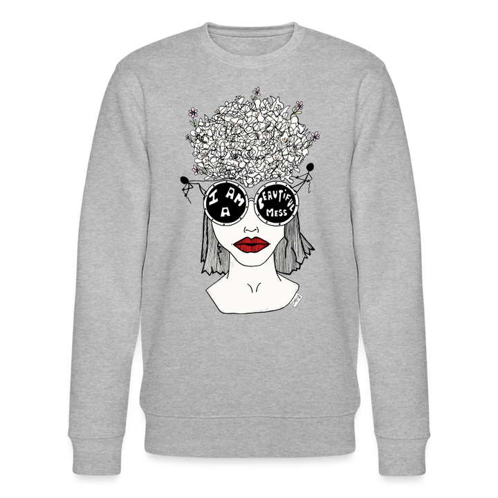 ADHD A Beautiful Mess - Unisex Sweatshirt - grå meleret