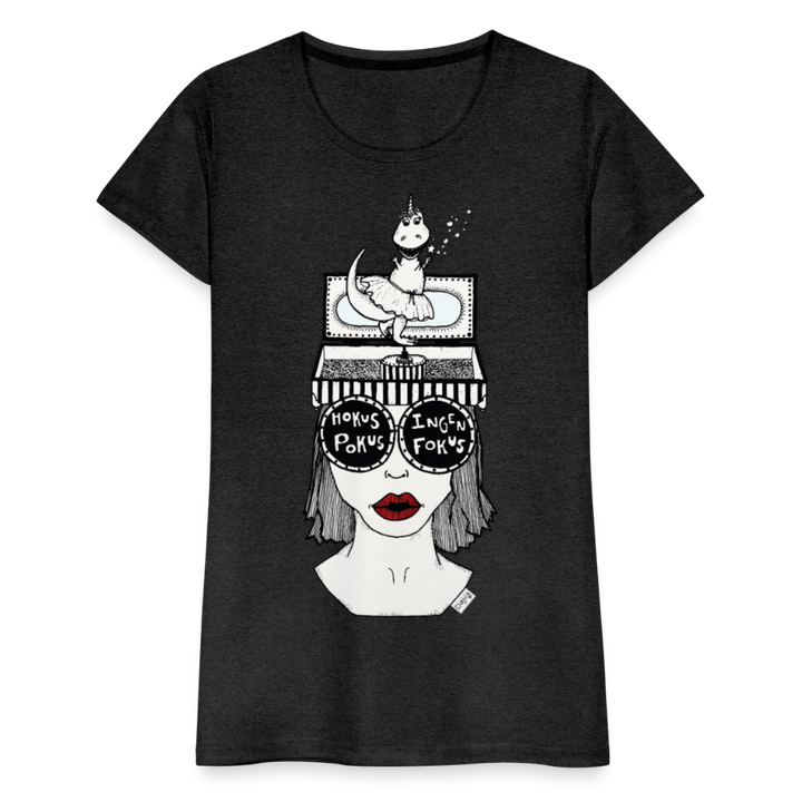 ADHD Hokus Pokus Sofie Dame T-shirt - charcoal