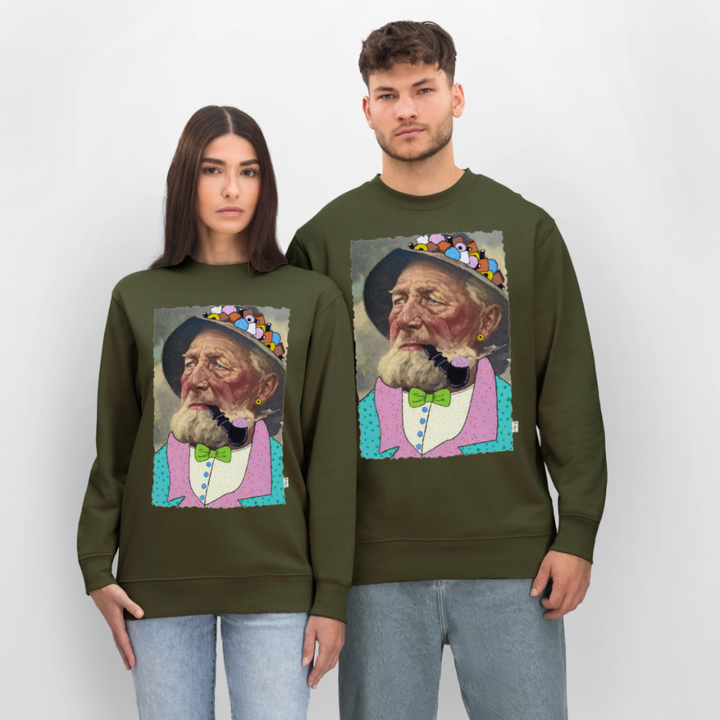 Krymmel Kaj - Kraftig Unisex Sweatshirt - khaki