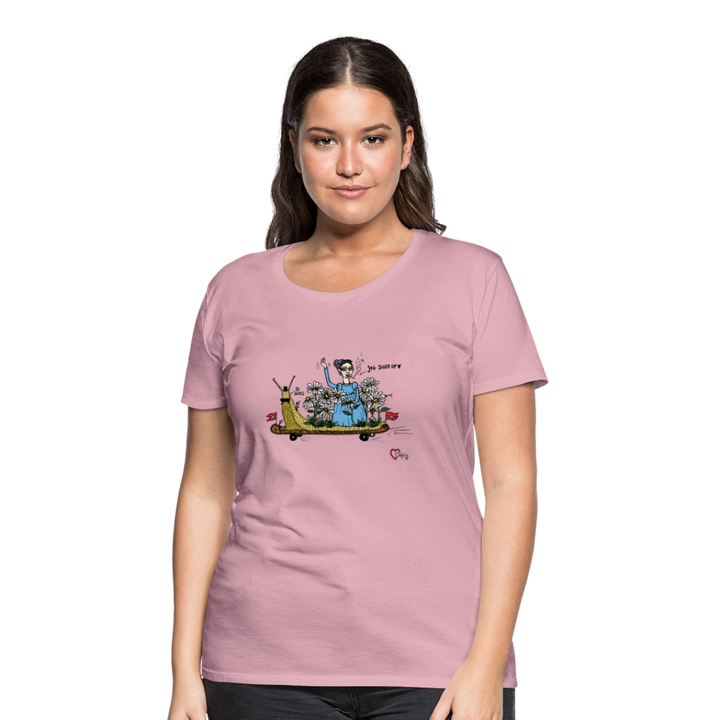 Daisy Me Rollin' Snegl - Eksklusiv Dame T-shirt - lyserosa