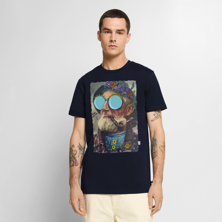 Hippie Hans - Premium Herre T-shirt - navy