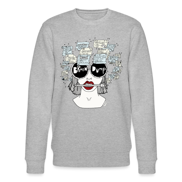 ADHD Brain Dump - Unisex Sweatshirt - grå meleret