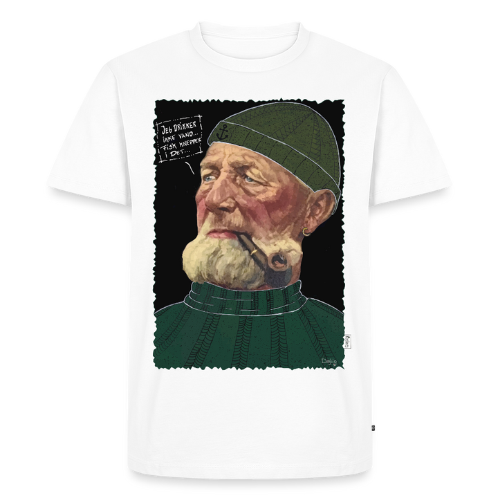 Anker Bådsmand - Premium Herre T-shirt - hvid