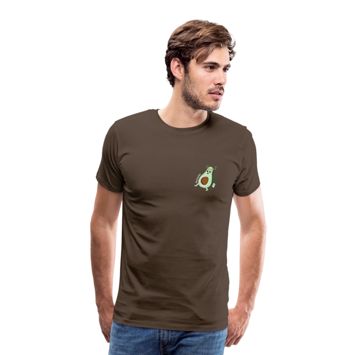 AvoCardio - Premium Herre T-shirt - gråbrun