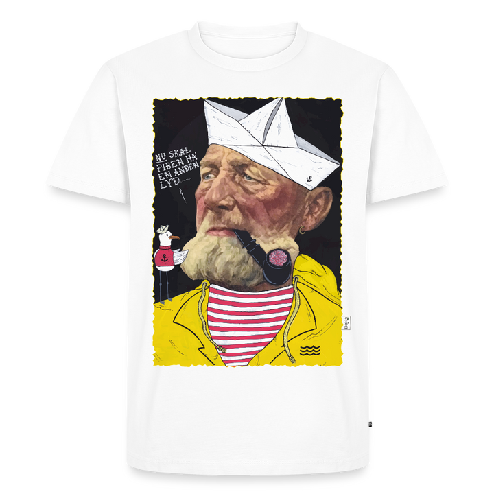 Styrmand Karlsen - Premium Herre T-shirt - hvid