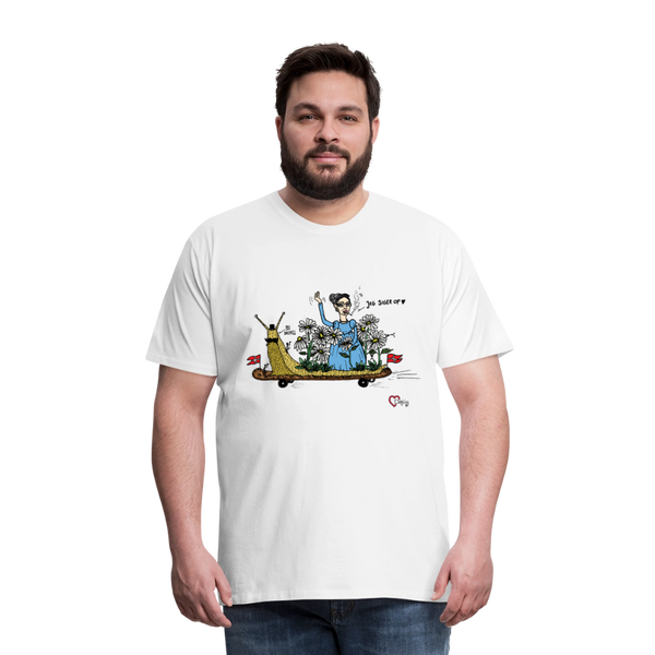 Daisy Me Rollin' Snegl - Eksklusiv Herre T-shirt - hvid