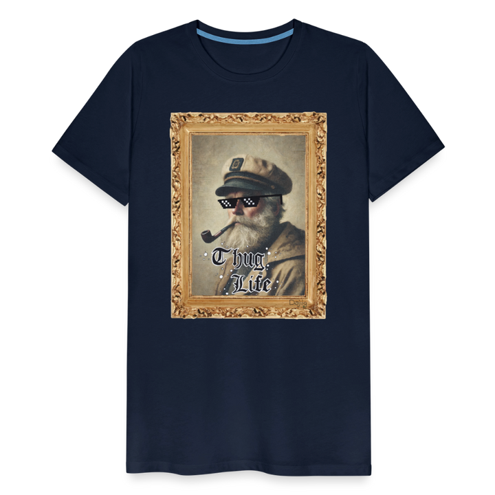 Leif Lurendrejer - Premium Herre T-shirt - marineblå