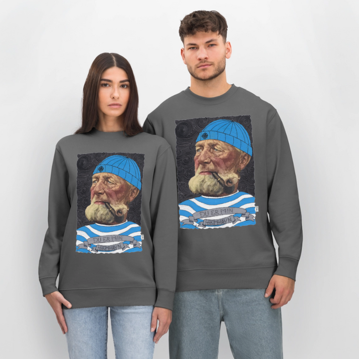 Poul Sømand - Kraftig Unisex Sweatshirt - charcoal