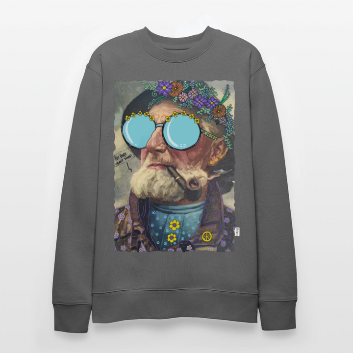 Hippie Hans - Kraftig Unisex Sweatshirt - charcoal