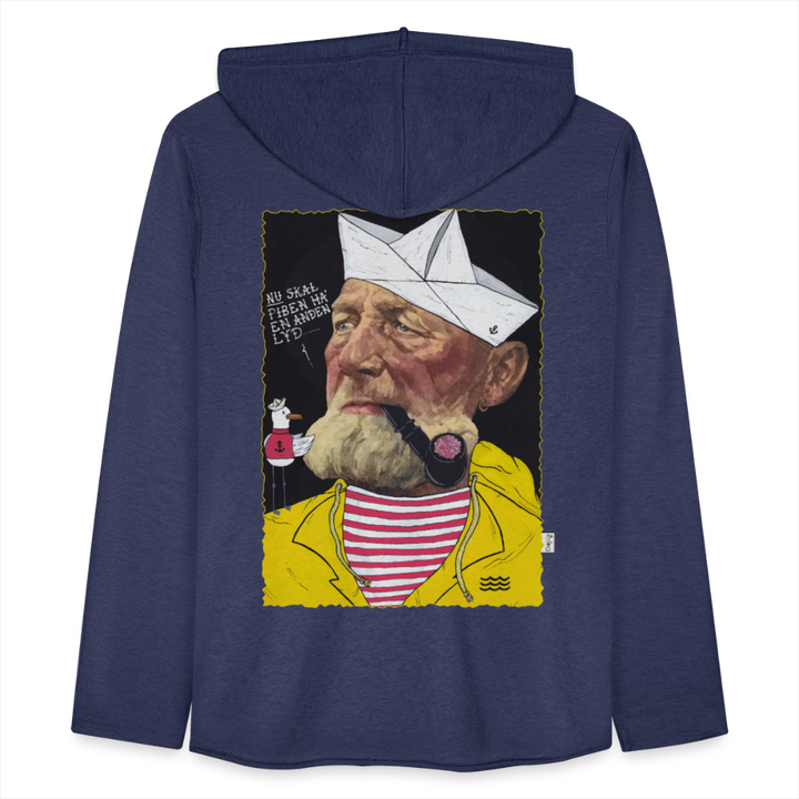 Styrmand Karlsen - Let Unisex Hættetrøje - marineblå meleret