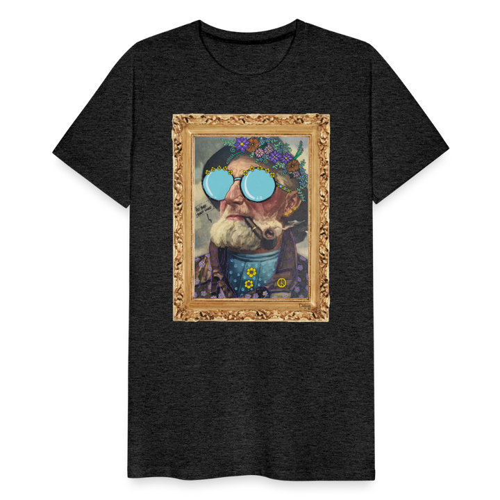 Hippie Hans - Premium Herre T-shirt - charcoal