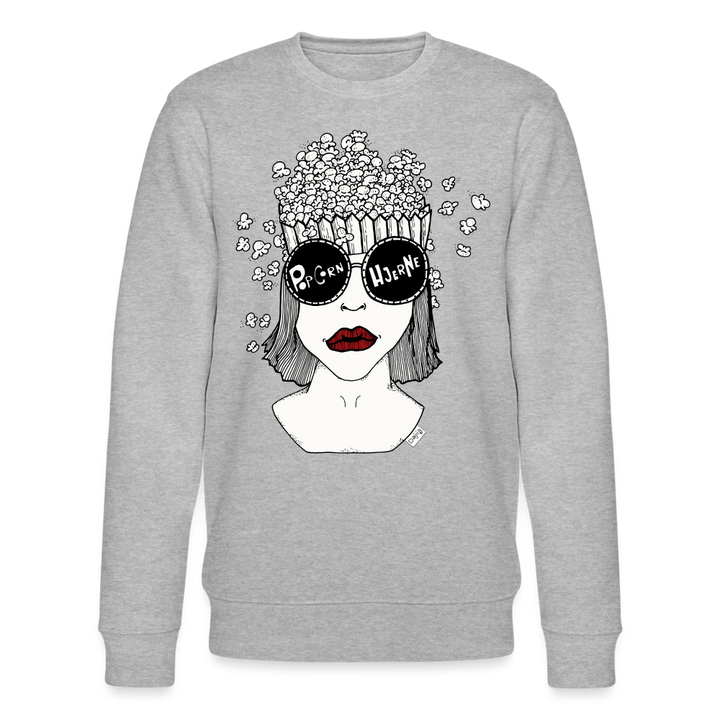 ADHD Popcorn Hjerne - Unisex Sweatshirt - grå meleret