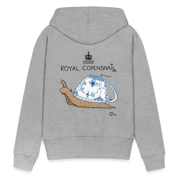 Royal Copensnail - Dame Hættetrøje - grå meleret