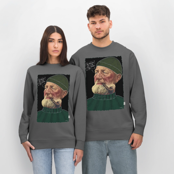 Anker Bådsmand - Kraftig Unisex Sweatshirt - charcoal
