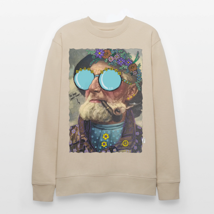 Hippie Hans - Kraftig Unisex Sweatshirt - beige