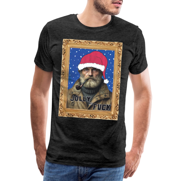 Jolly Joe - Premium Herre T-shirt - charcoal