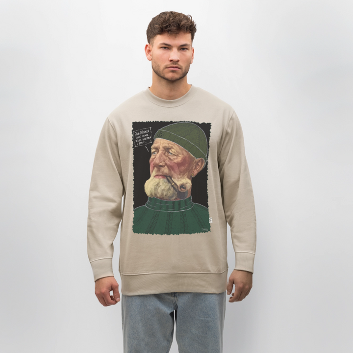 Anker Bådsmand - Kraftig Unisex Sweatshirt - beige