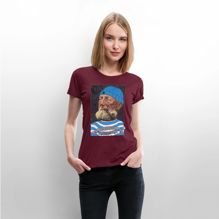 Poul Sømand - Premium Dame T-shirt - vinrød