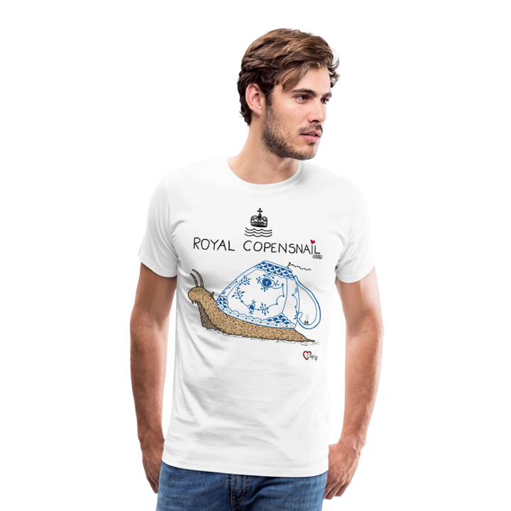 Royal Copensnail - Eksklusiv Herre T-shirt - hvid