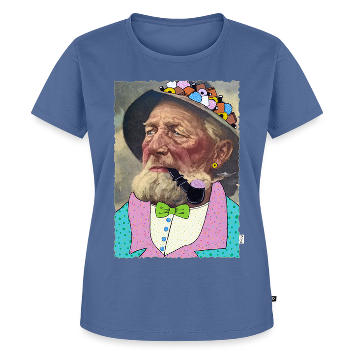 Krymmel Kaj - Premium Dame T-shirt - dueblå
