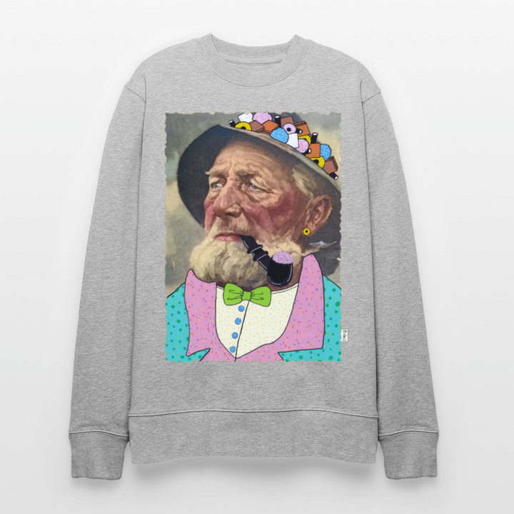 Krymmel Kaj - Kraftig Unisex Sweatshirt - grå meleret