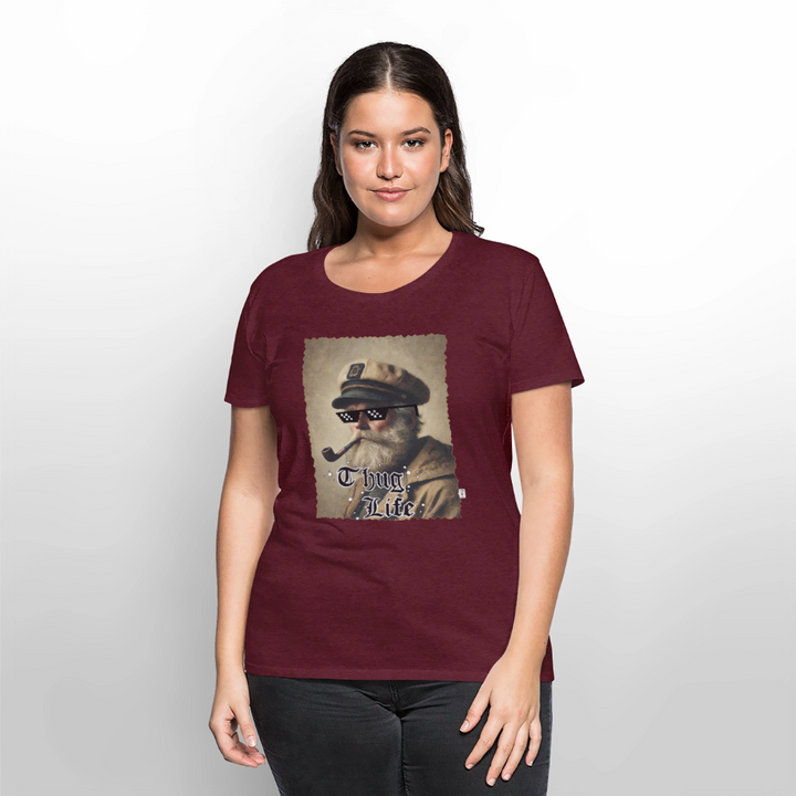 Leif Lurendrejer - Premium Dame T-shirt - vinrød