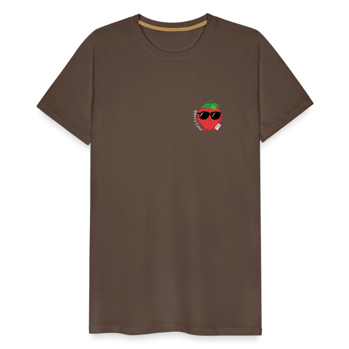 Berry Cool - Premium Herre T-shirt - gråbrun