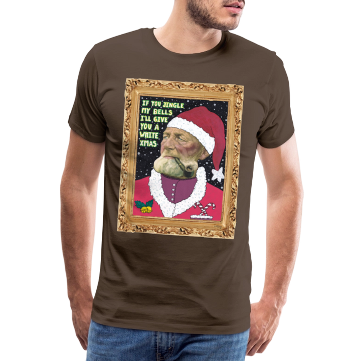 Klaus Santa - Premuim Herre T-shirt - gråbrun