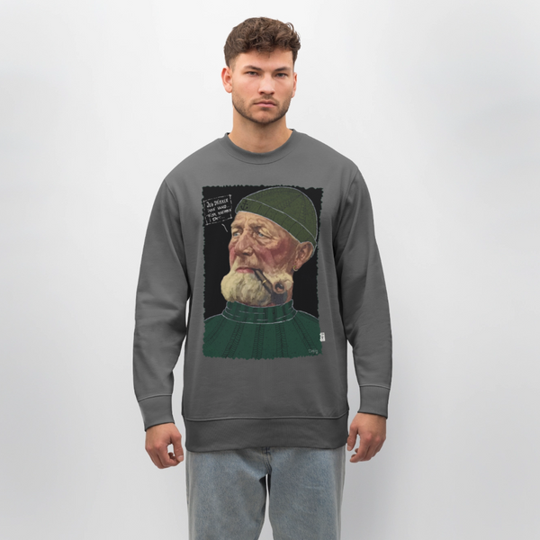 Anker Bådsmand - Kraftig Unisex Sweatshirt - charcoal