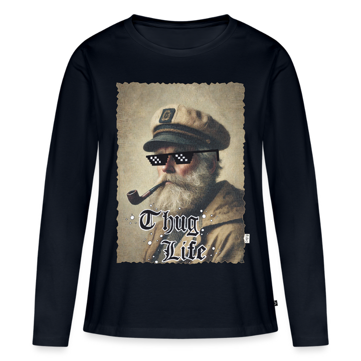 Leif Lurendrejer - Dame Langærmet Trøje - navy