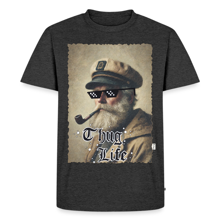 Leif Lurendrejer - Premium Herre T-shirt - antracit meleret