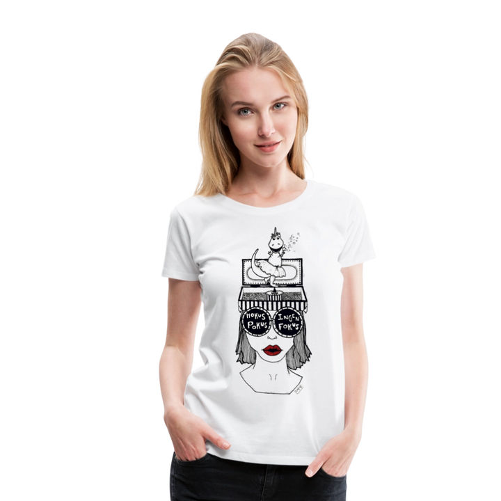 ADHD Hokus Pokus Sofie Dame T-shirt - hvid