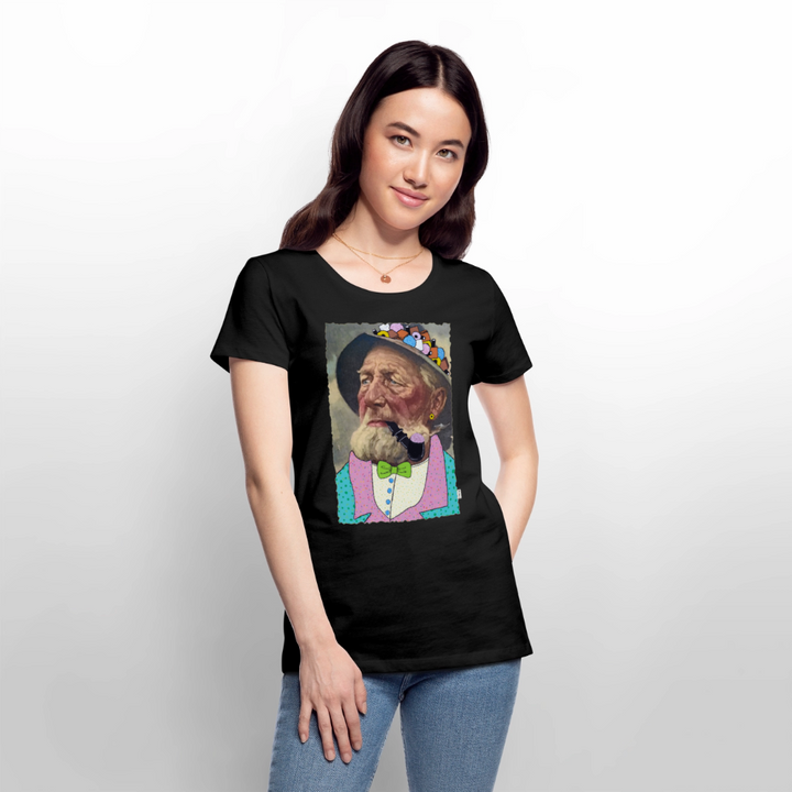 Krymmel Kaj - Premium Dame T-shirt - sort