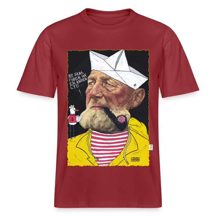 Styrmand Karlsen - Unisex T-shirt - jordrød