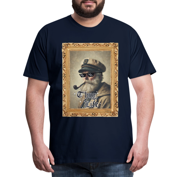 Leif Lurendrejer - Premium Herre T-shirt - marineblå