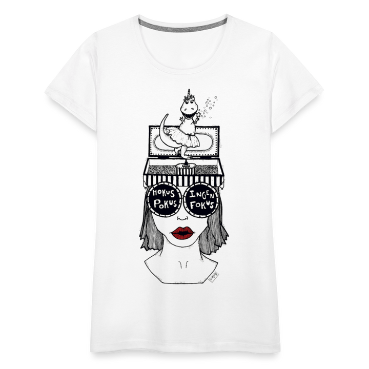 ADHD Hokus Pokus Sofie Dame T-shirt - hvid