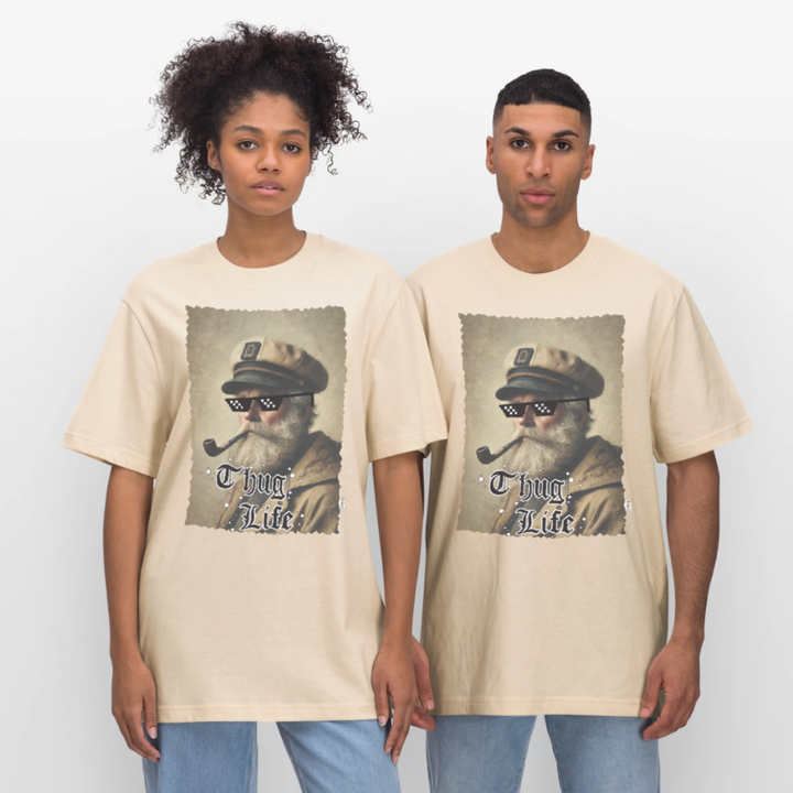 Leif Lurendrejer - Unisex T-shirt - hvid grå
