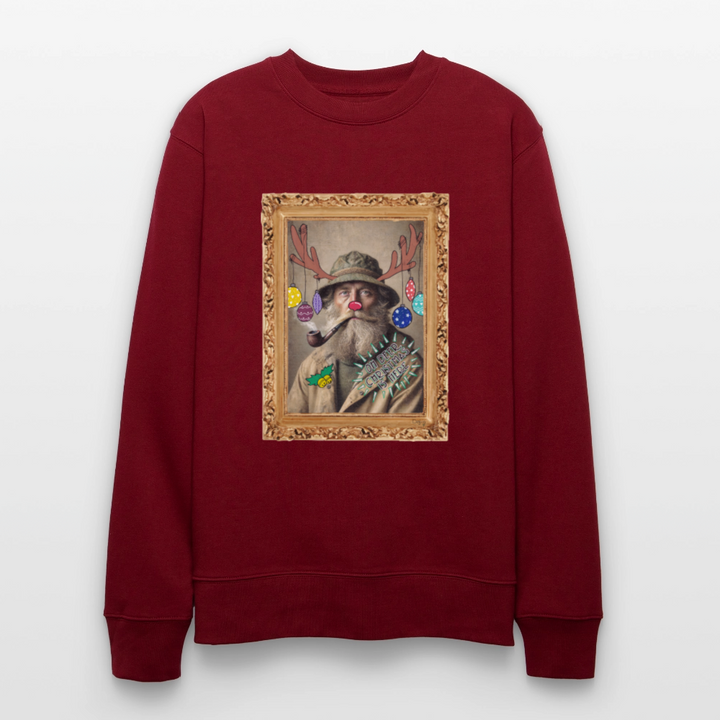 Rudolf Hjort - Kraftig Unisex Sweatshirt - burgunder-rød