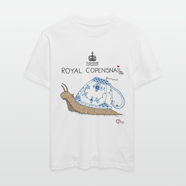 Royal Copensnail - Unisex T-shirt - hvid