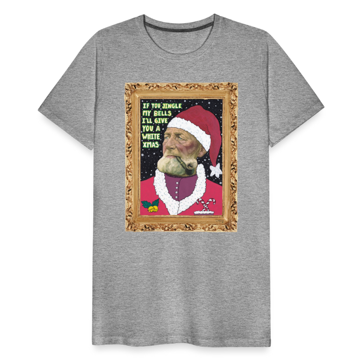 Klaus Santa - Premuim Herre T-shirt - grå meleret