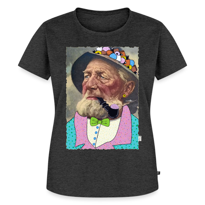 Krymmel Kaj - Premium Dame T-shirt - antracit meleret