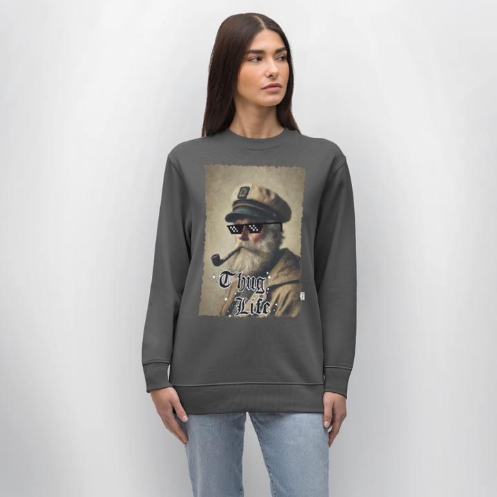 Leif Lurendrejer - Kraftig Unisex Sweatshirt - charcoal