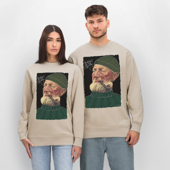 Anker Bådsmand - Kraftig Unisex Sweatshirt - beige